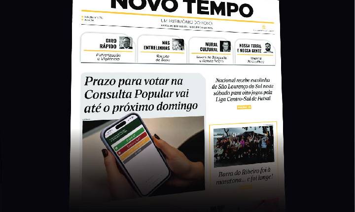 CLIQUE PARA LER A EDIÇÃO DE 24 DE JULHO