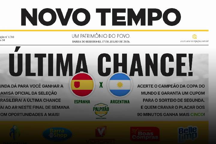 CLIQUE PARA LER A EDIÇÃO DE 17 DE JULHO
