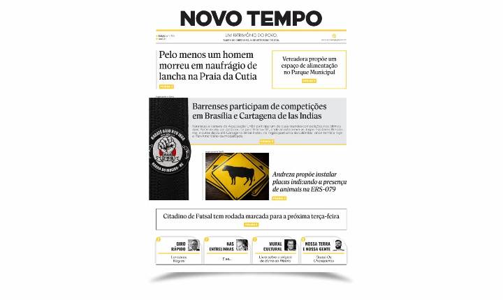 CLIQUE PARA LER A EDIÇÃO DE 18 DE SETEMBRO