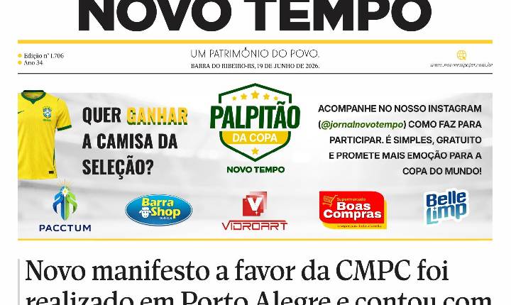CLIQUE PARA LER A EDIÇÃO DE 19 DE JUNHO