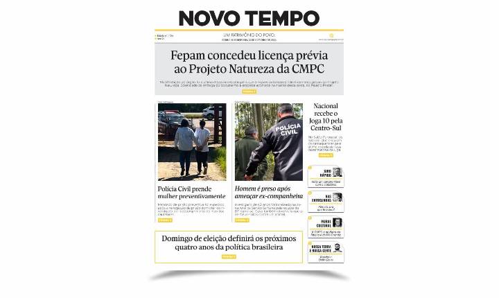 CLIQUE PARA LER A EDIÇÃO DE 23 DE OUTUBRO