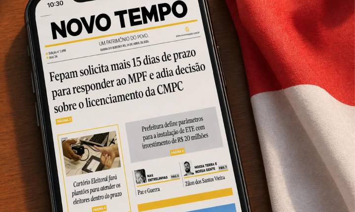 CLIQUE PARA LER A EDIÇÃO DE 24 DE ABRIL