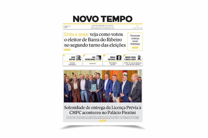 CLIQUE PARA LER A EDIÇÃO DE 30 DE OUTUBRO