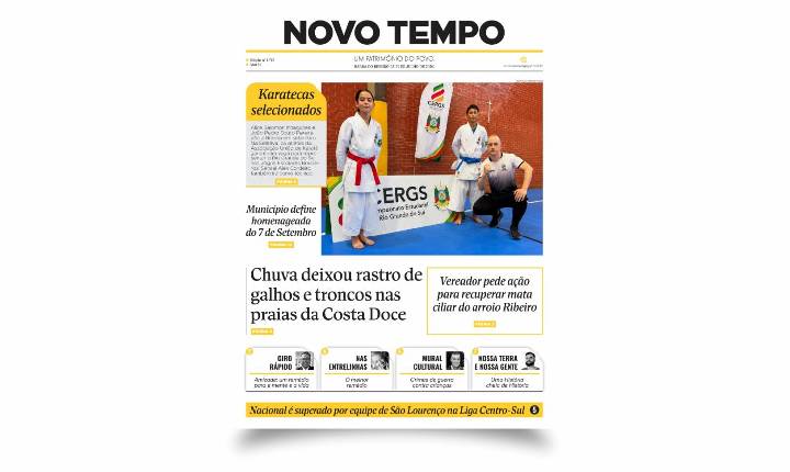 CLIQUE PARA LER A EDIÇÃO DE 31 DE JULHO
