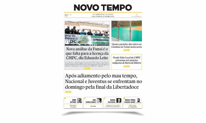 CLIQUE PARA LER A EDIÇÃO DE 4 DE SETEMBRO