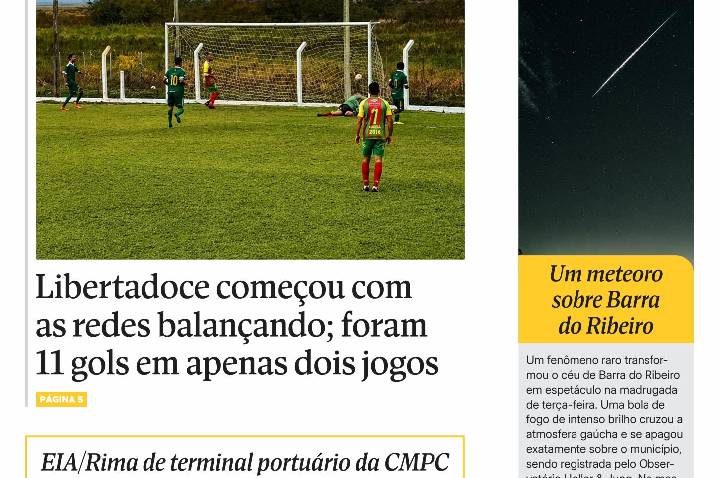 CLIQUE PARA LER A EDIÇÃO DE 5 DE JUNHO