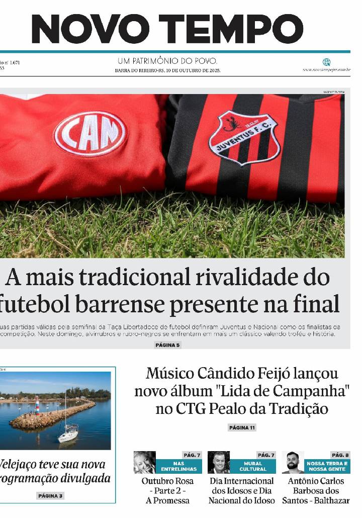 Edição de 10 de outubro de 2025.
