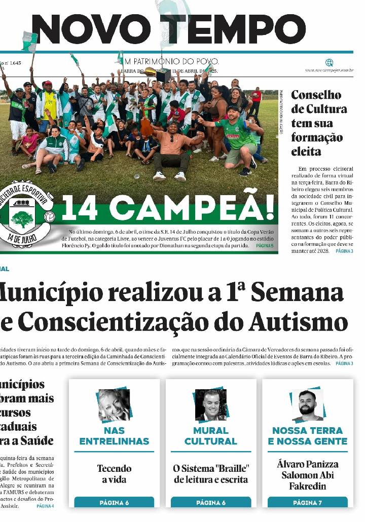 Edição de 11 de abril de 2025