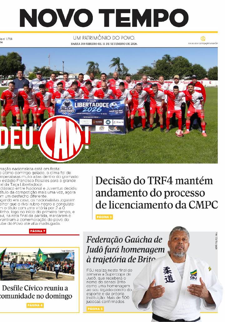 Edição de 11 de setembro de 2026