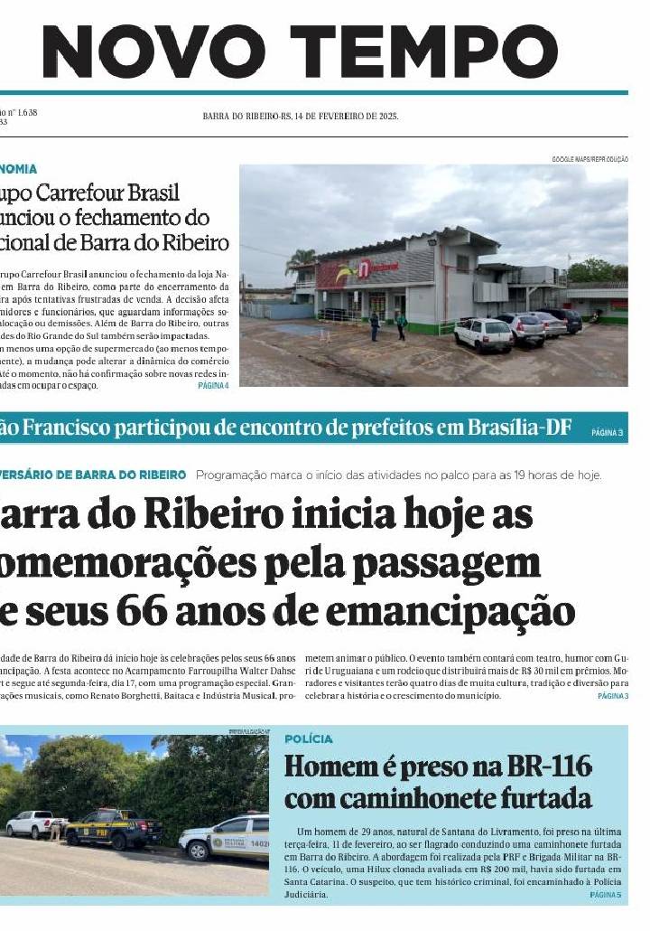 Edição de 14 de fevereiro de 2025