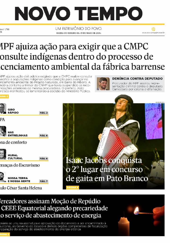 Edição de 15 de maio de 2026