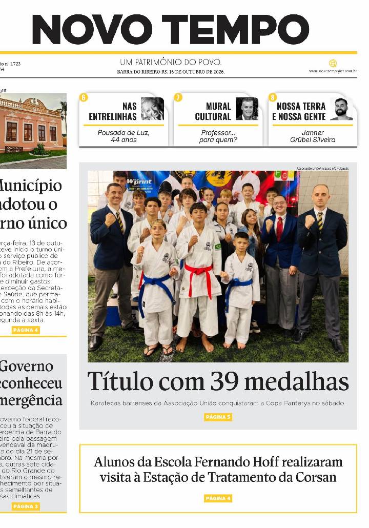 Edição de 16 de outubro de 2026