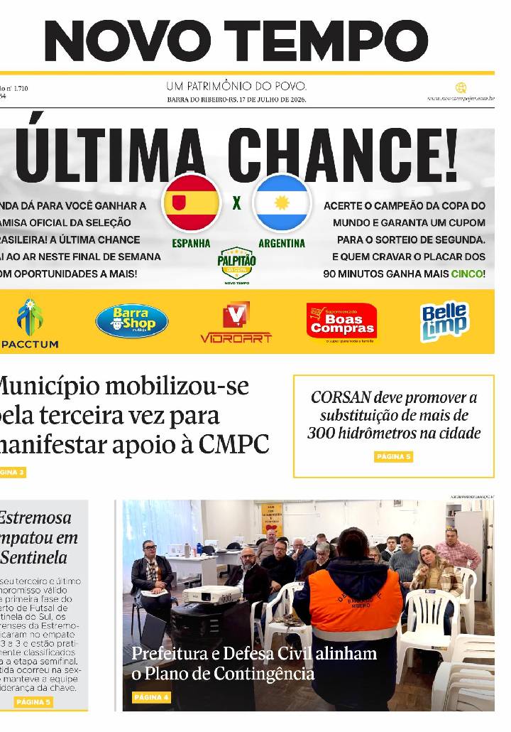 Edição de 17 de julho de 2026