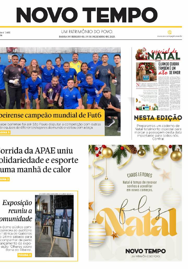 Edição de 19 de dezembro de 2025