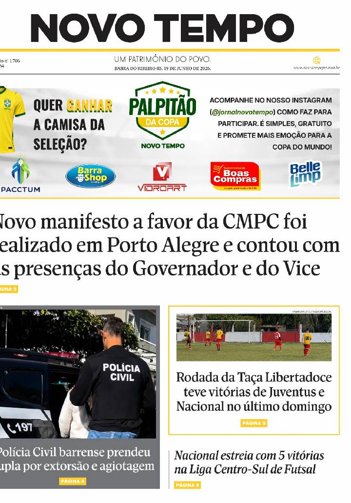 Edição de 19 de junho de 2026
