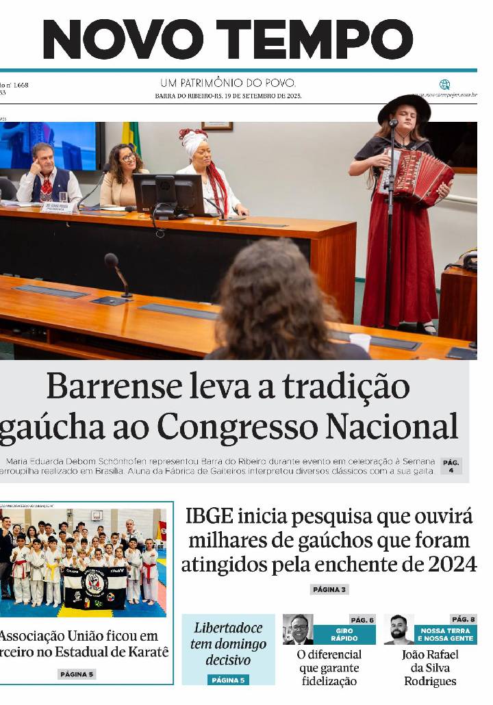 Edição de 19 de setembro de 2025.