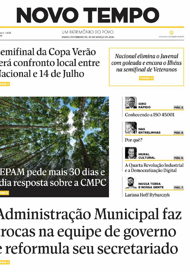 Edição de 20 de março de 2026