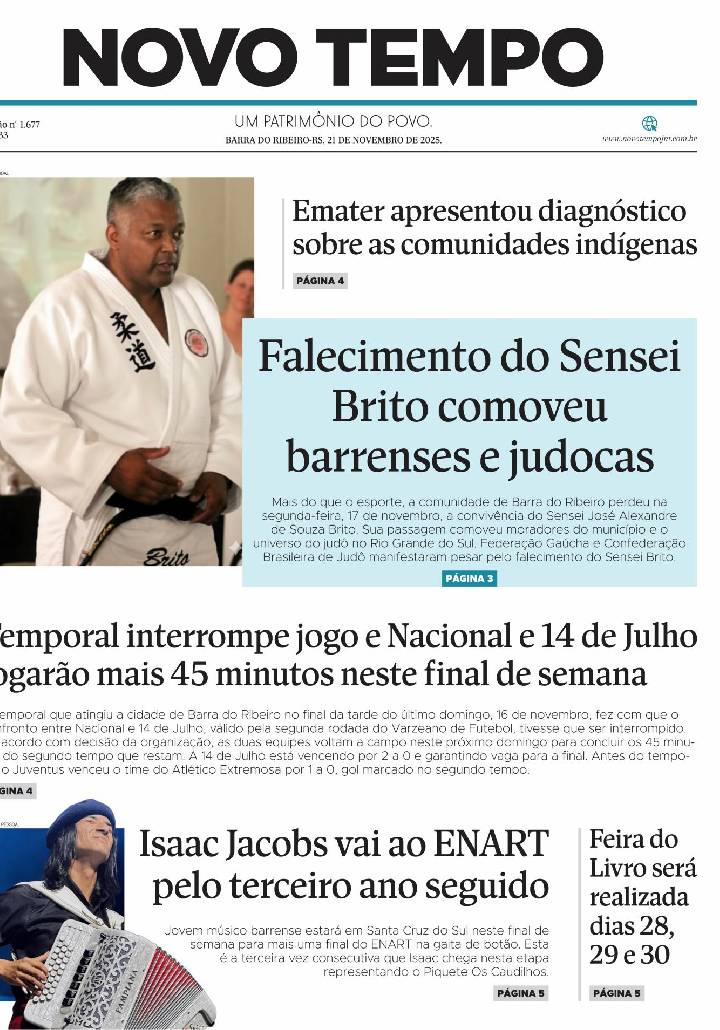 Edição de 21 de novembro de 2025.