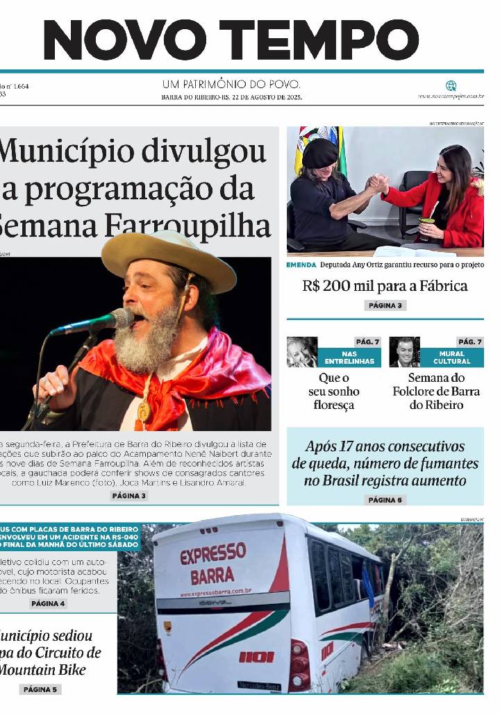 Edição de 22 de agosto de 2025.