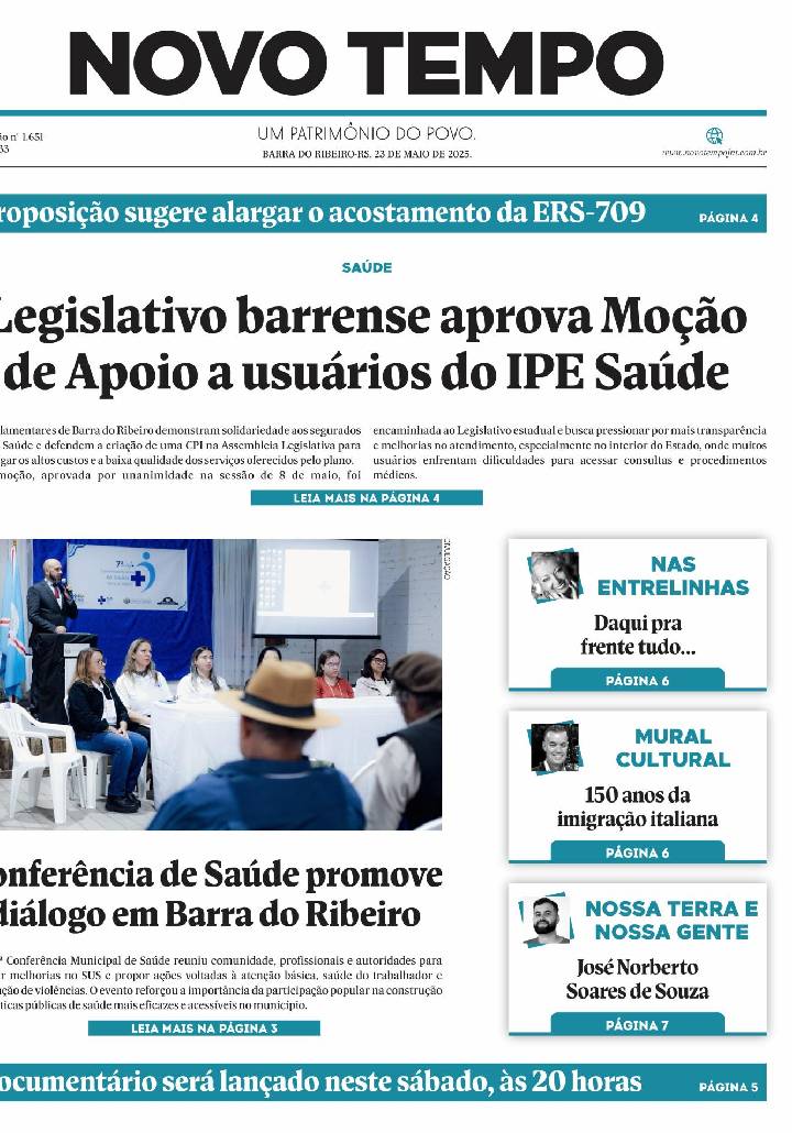 Edição de 23 de maio de 2025