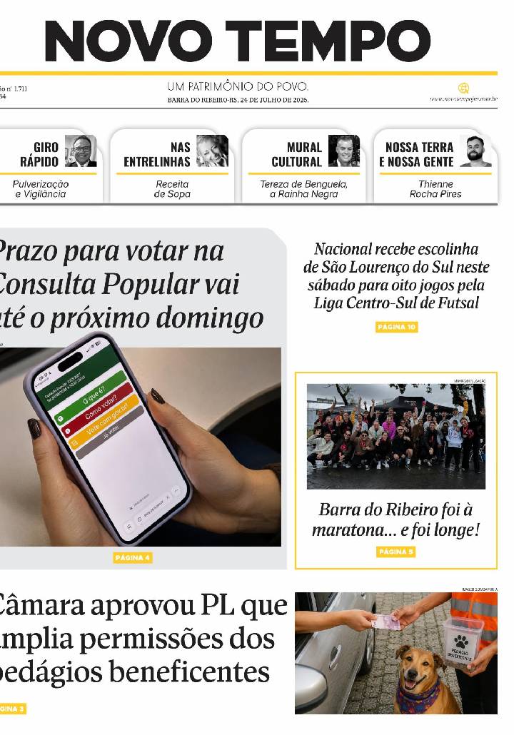 Edição de 24 de julho de 2026