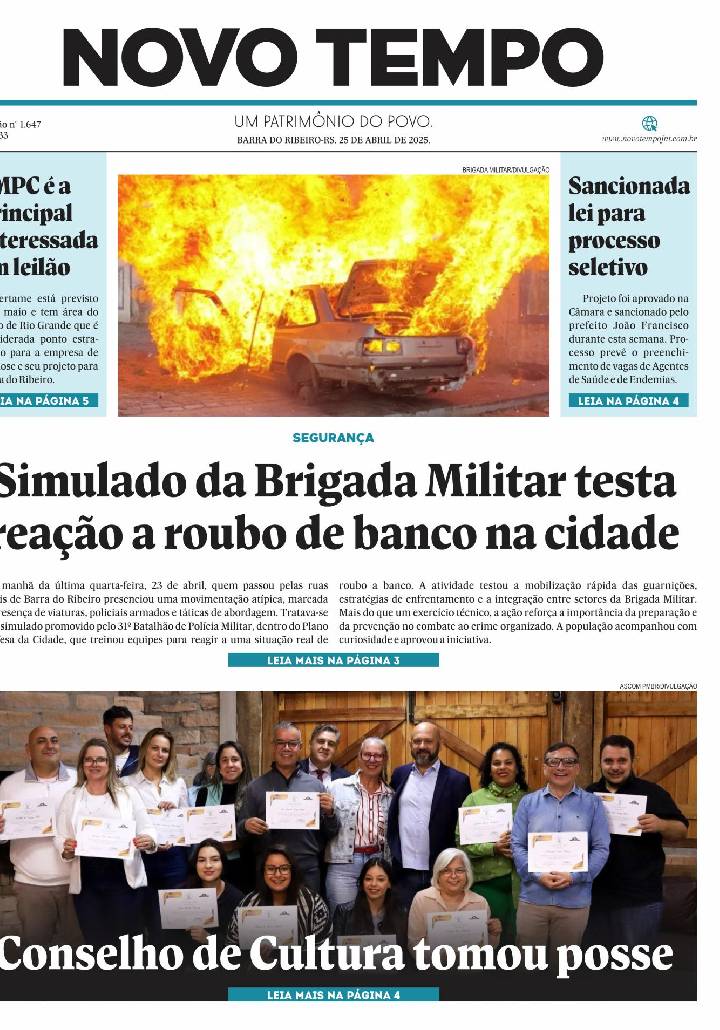 Edição de 25 de abril de 2025