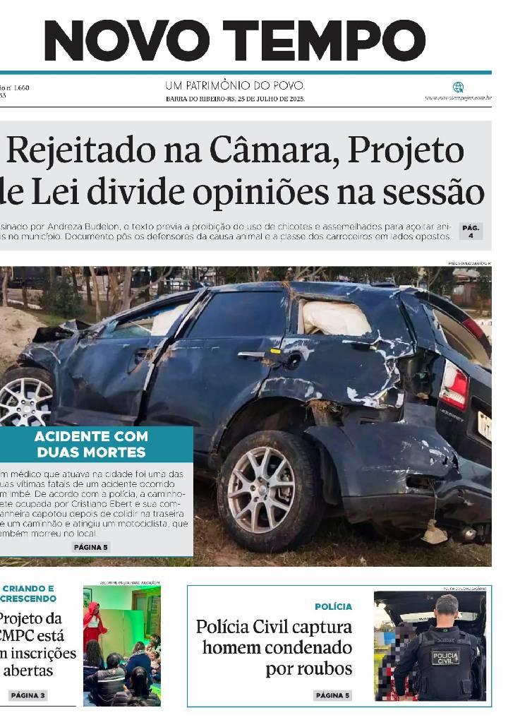 Edição de 25 de julho de 2025.