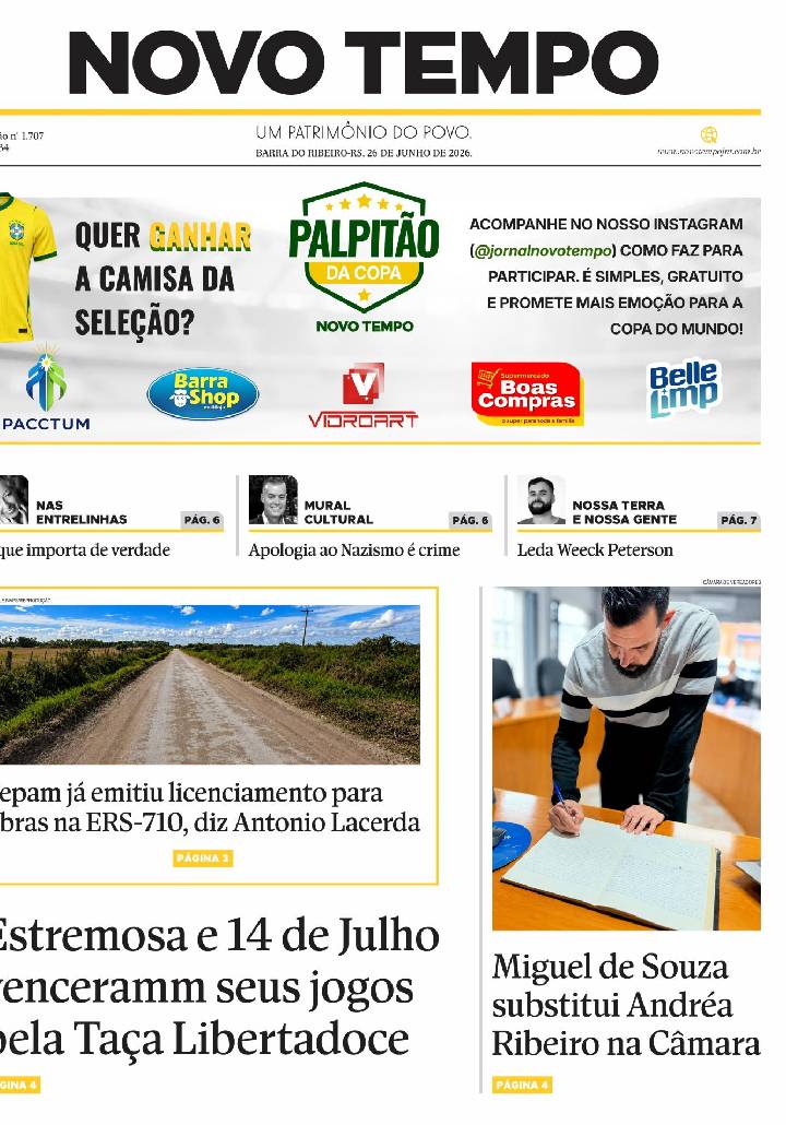 Edição de 26 de junho de 2026