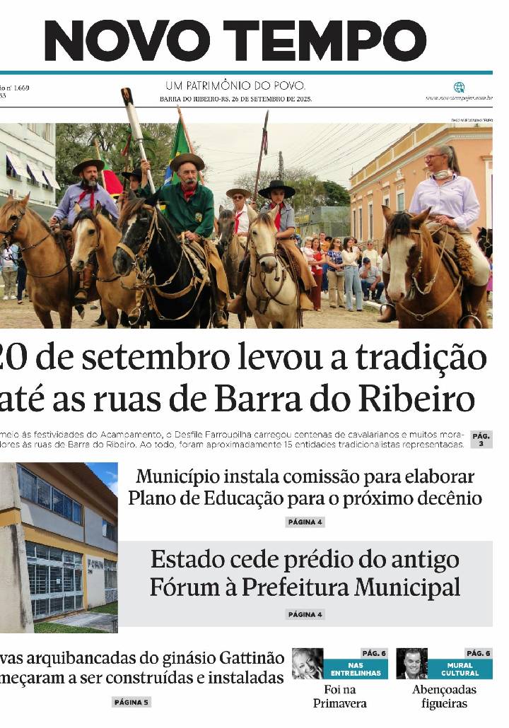Edição de 26 de setembro de 2025.