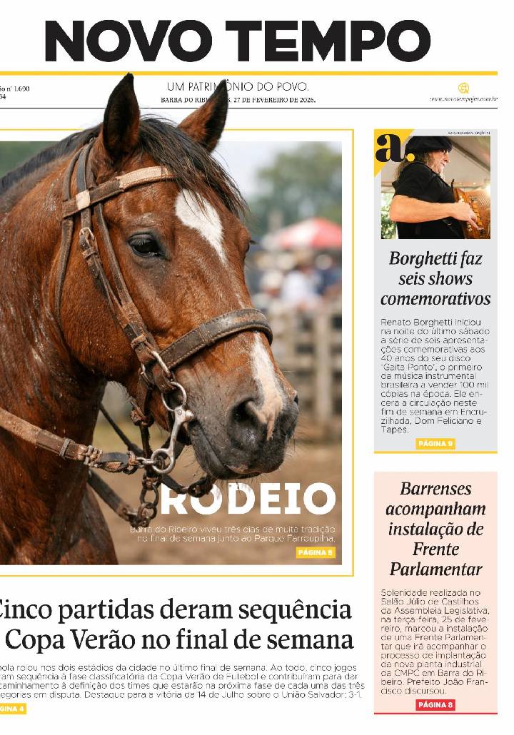 Edição de 27 de fevereiro de 2026
