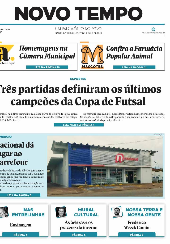 Edição de 27 de junho de 2025.