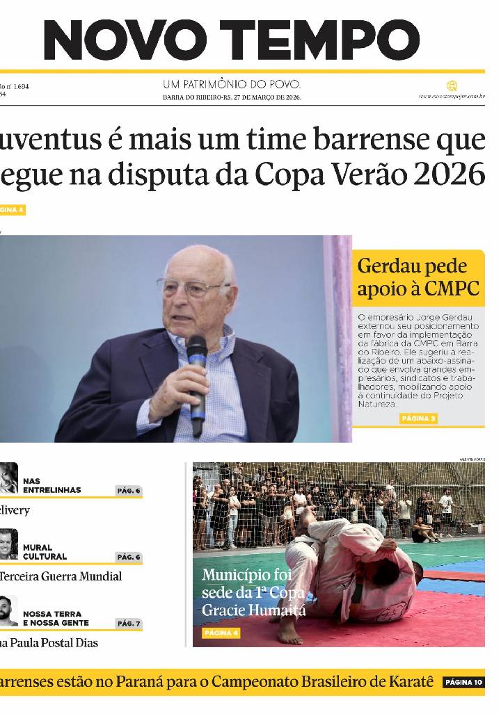 Edição de 27 de março de 2026