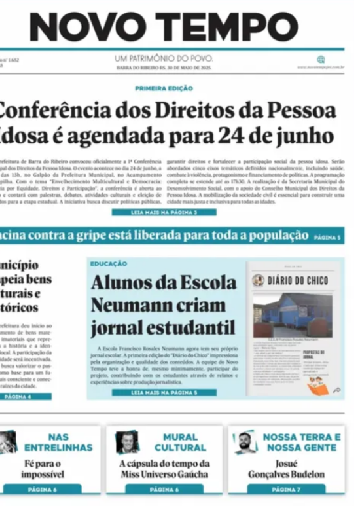 Edição de 30 de maio de 2025