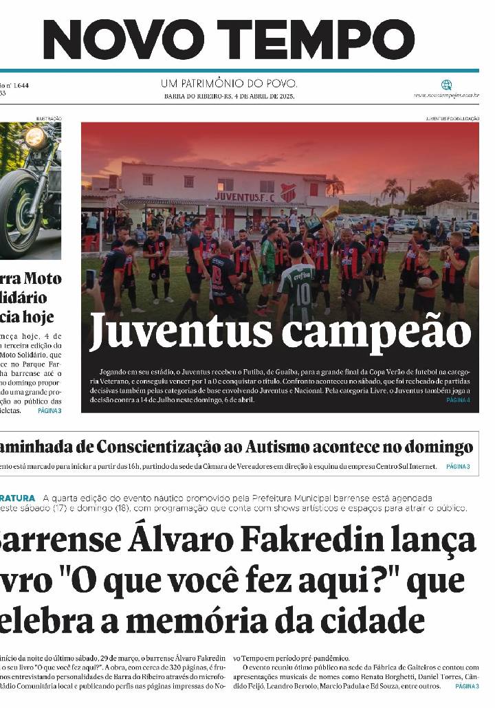 Edição de 4 de abril de 2025
