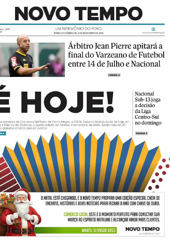 Edição de 5 de dezembro de 2025.
