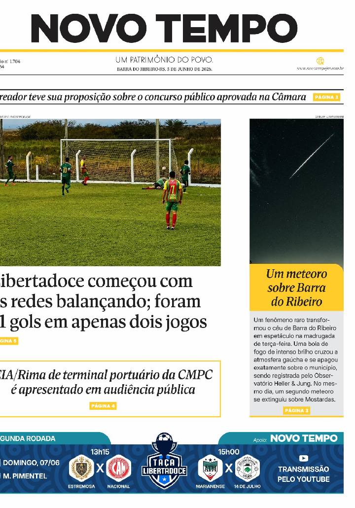 Edição de 5 de junho de 2026