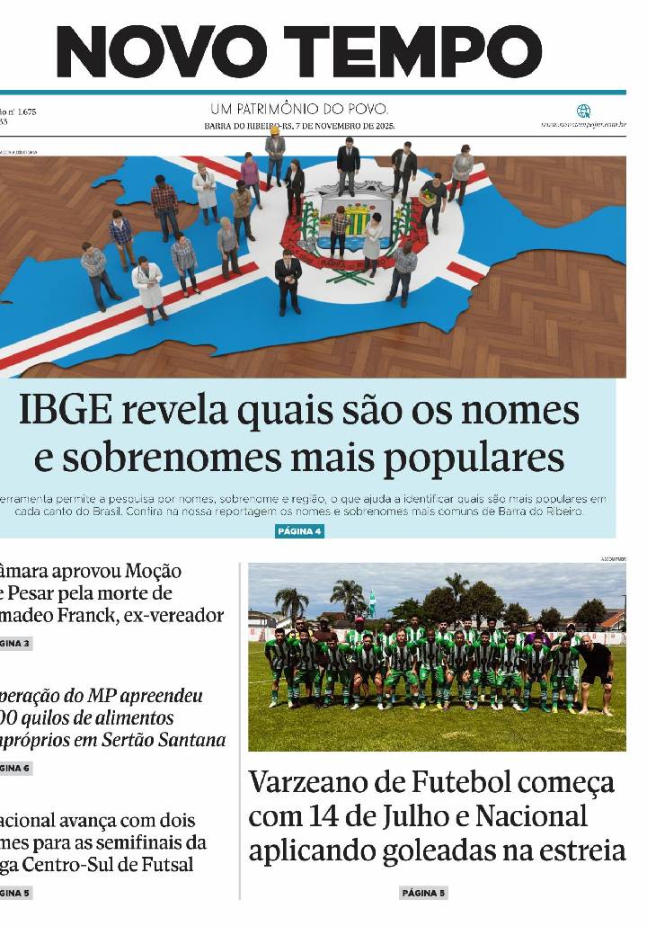 Edição de 7 de novembro de 2025.