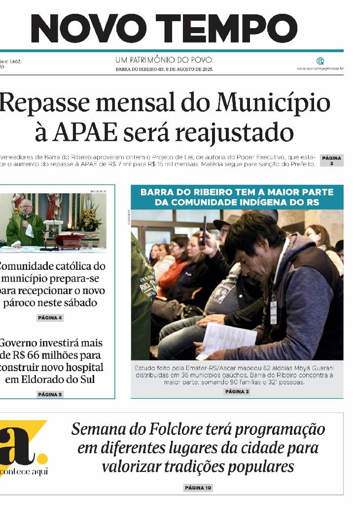 Edição de 8 de agosto de 2025.