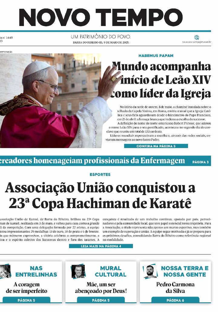 Edição de 9 de maio de 2025.
