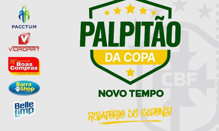PALPITÃO DA COPA! Confira o relatório parcial de cupons da promoção do Novo Tempo