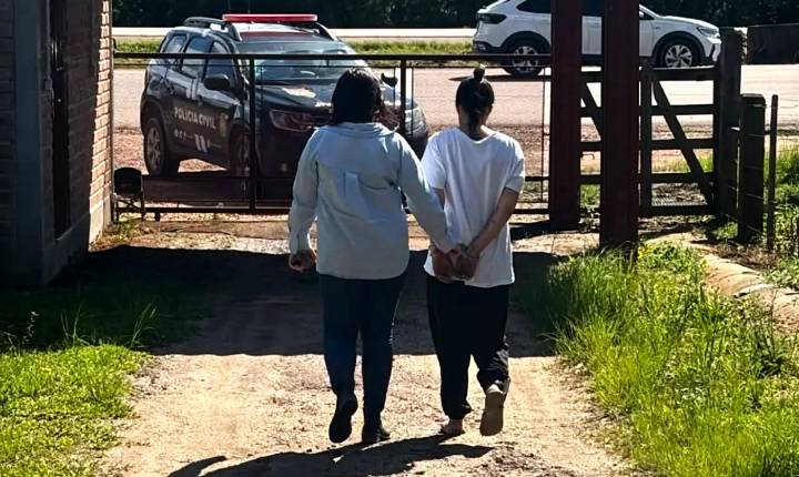 Polícia Civil prende mulher na zona rural de Barra do Ribeiro