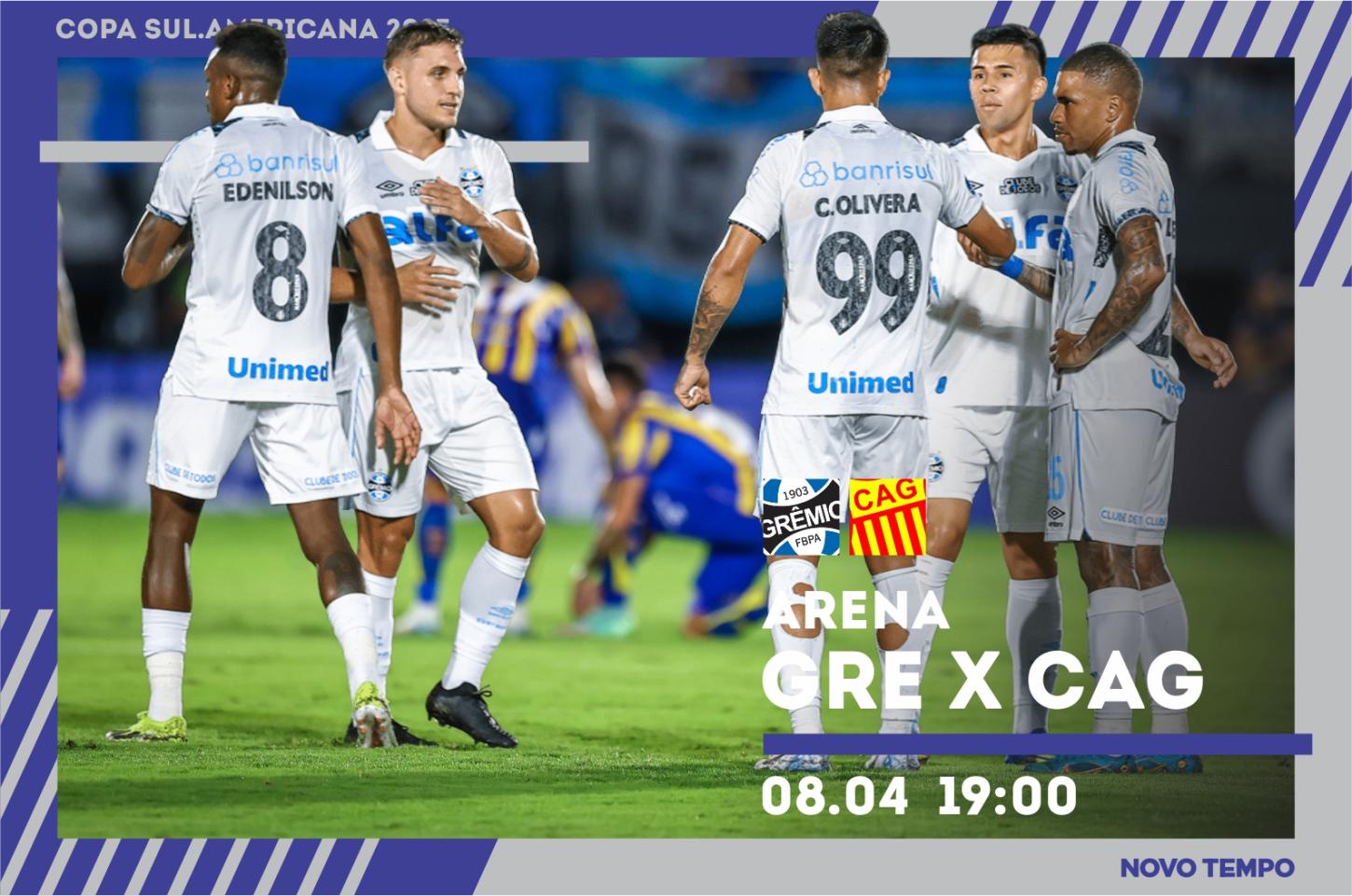 Grêmio recebe o Atlético Grau pela segunda rodada da Copa Sul-Americana