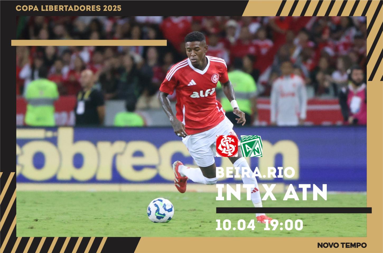 Internacional recebe o Atlético Nacional no Beira-Rio pela Libertadores da América