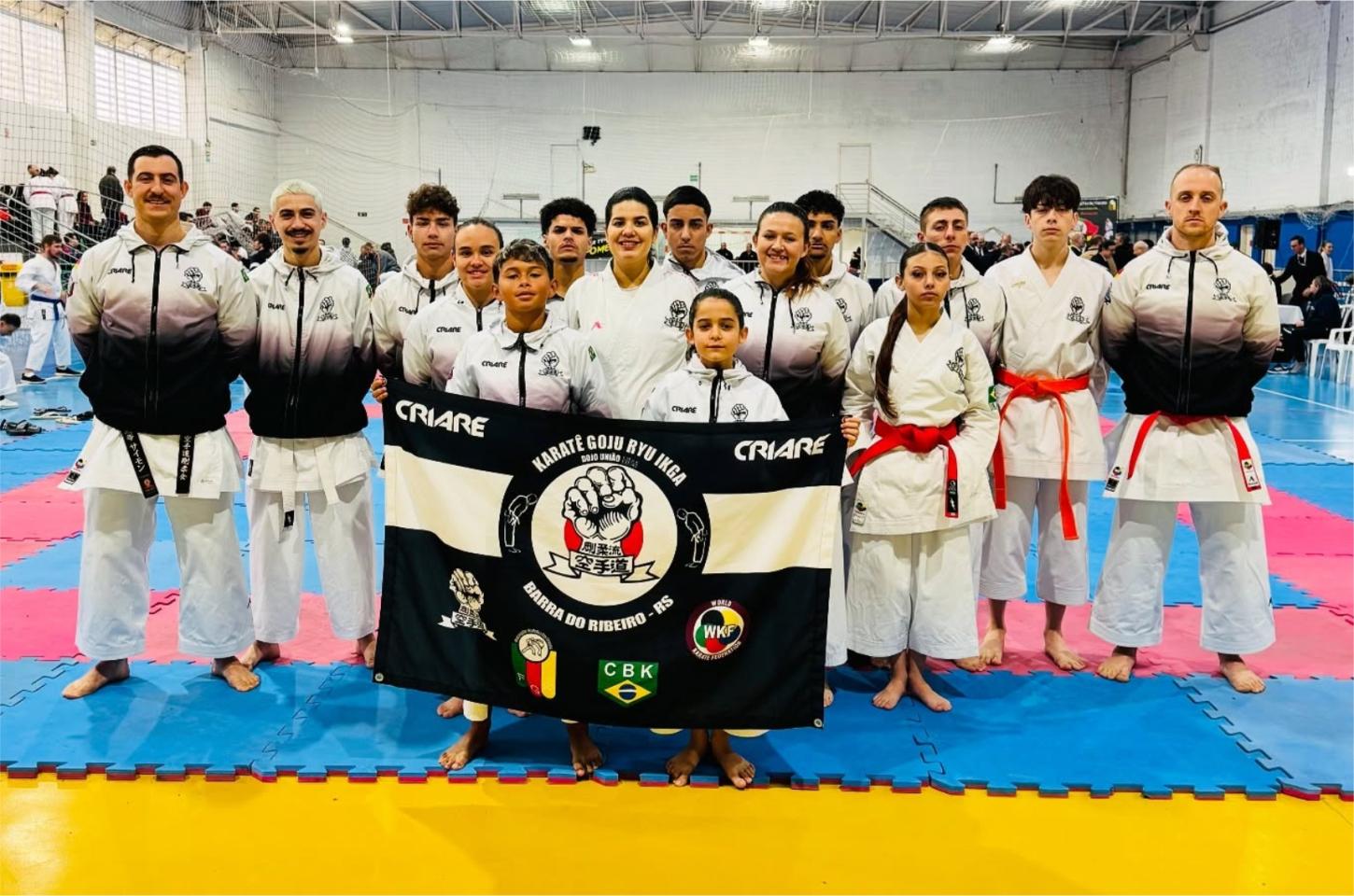 Tricampeões! Associação União conquista o título do Estadual de Karatê 2025