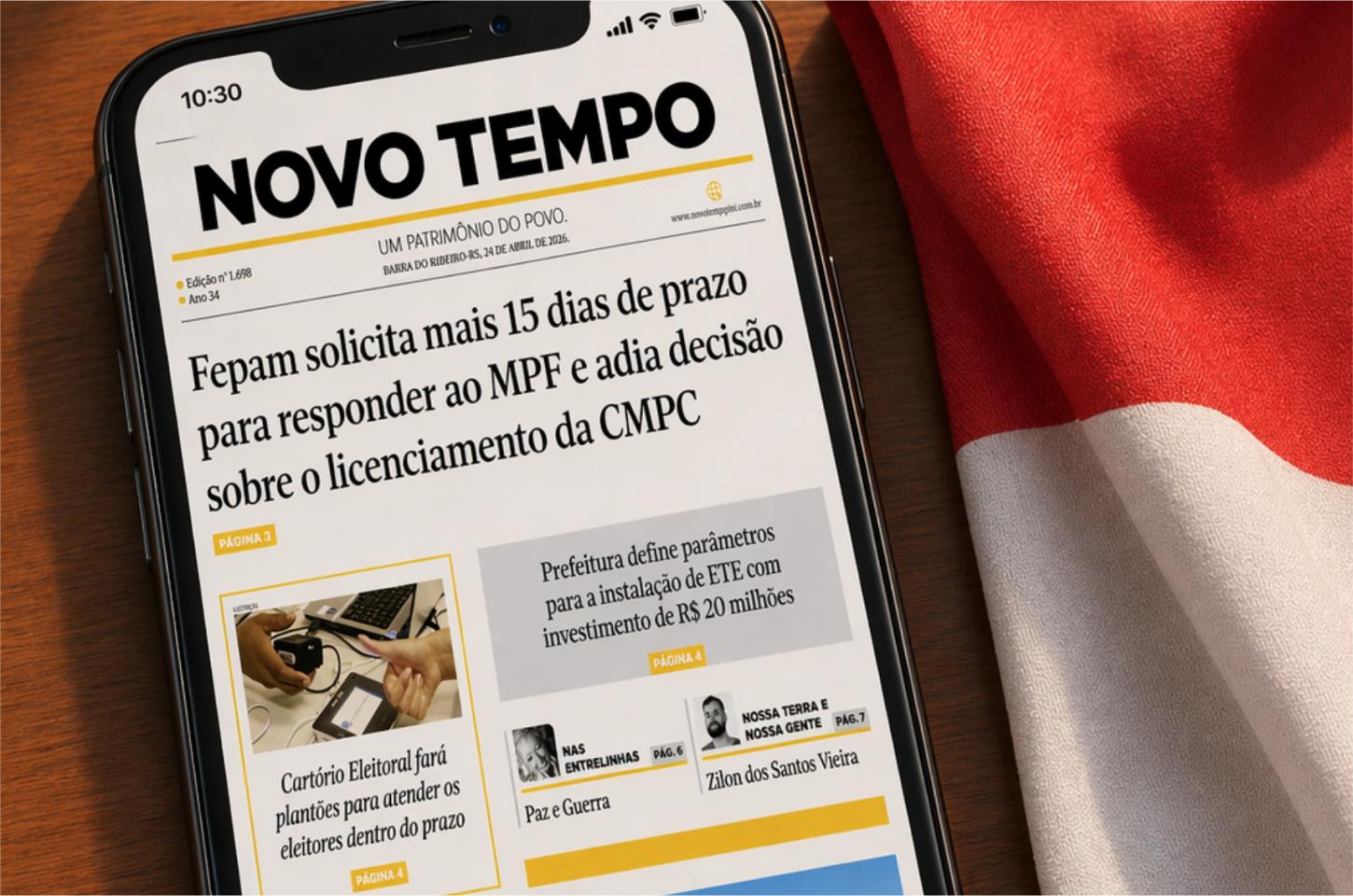 CLIQUE PARA LER A EDIÇÃO DE 24 DE ABRIL