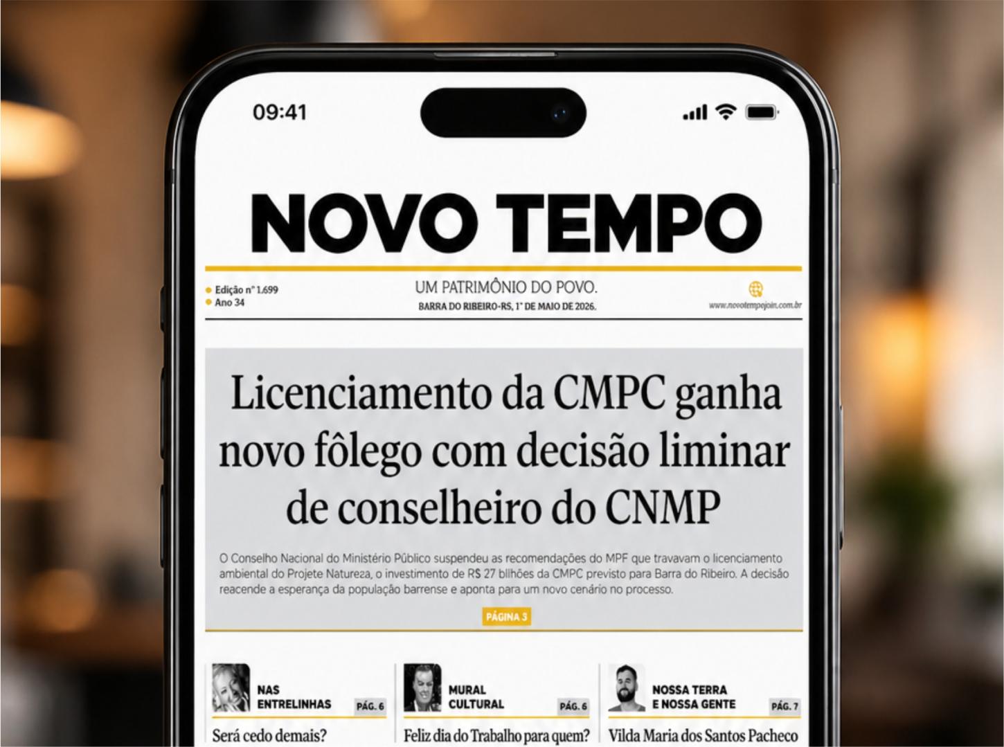 CLIQUE PARA LER A EDIÇÃO DE 1° DE MAIO