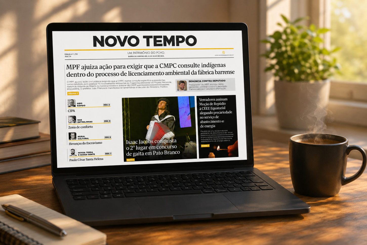CLIQUE PARA LER A EDIÇÃO DE 15 DE MAIO