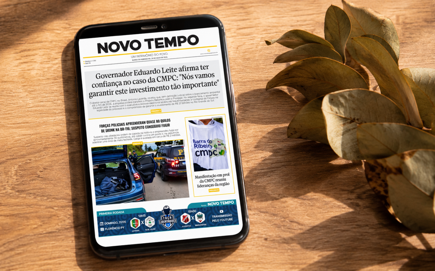 CLIQUE PARA LER A EDIÇÃO DE 29 DE MAIO