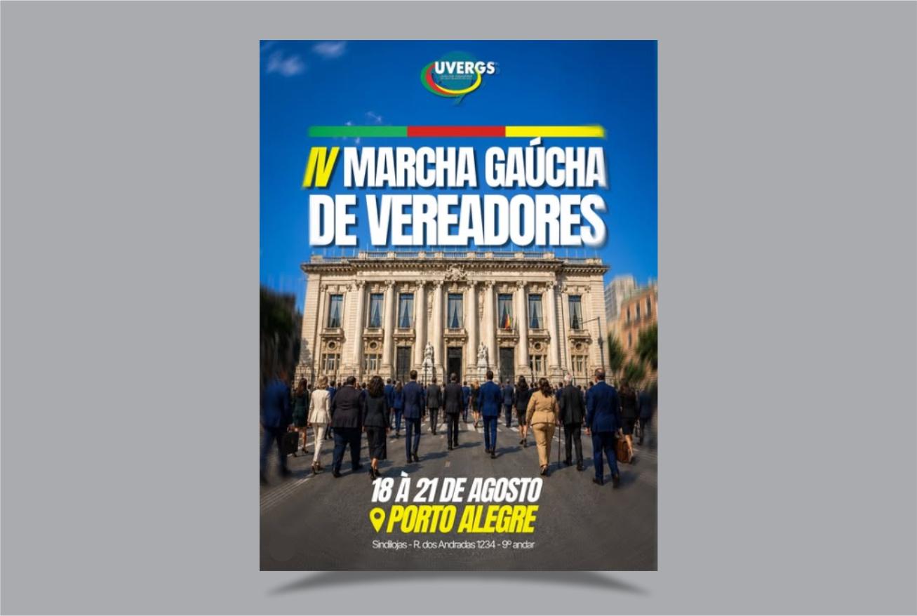 Vereadores de Barra do Ribeiro participam da 3ª Marcha Gaúcha de Vereadores