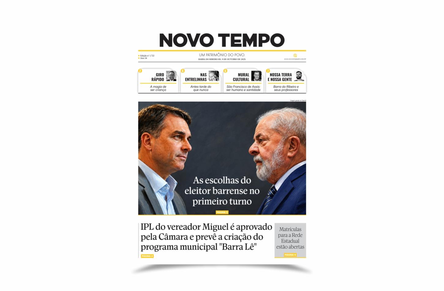 CLIQUE PARA LER A EDIÇÃO DE 9 DE OUTUBRO